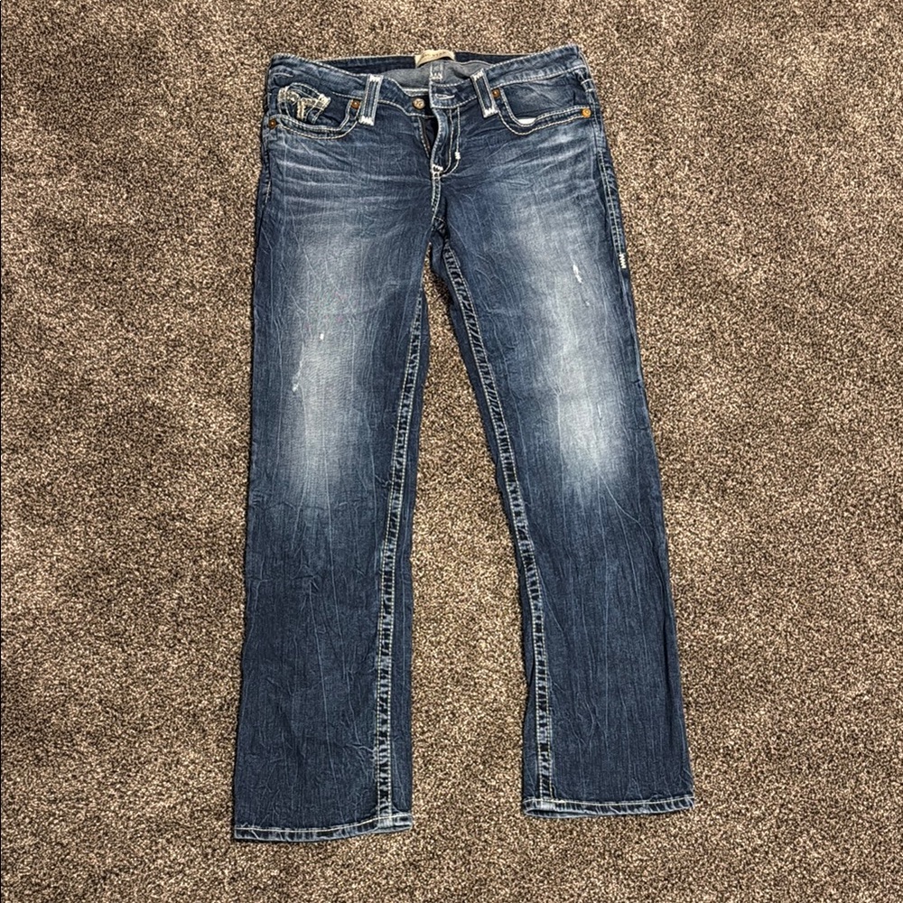 Big Star Blue Straight Leg Jeans